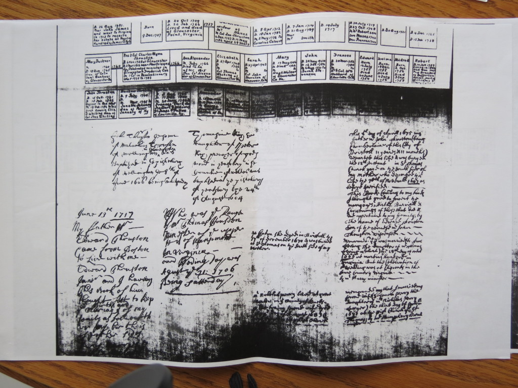 Genealogy charts from Rockefeller Lib 010