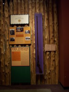 The Woodson rifle at the Virginia Historical Society. Photo taken by me in 2008